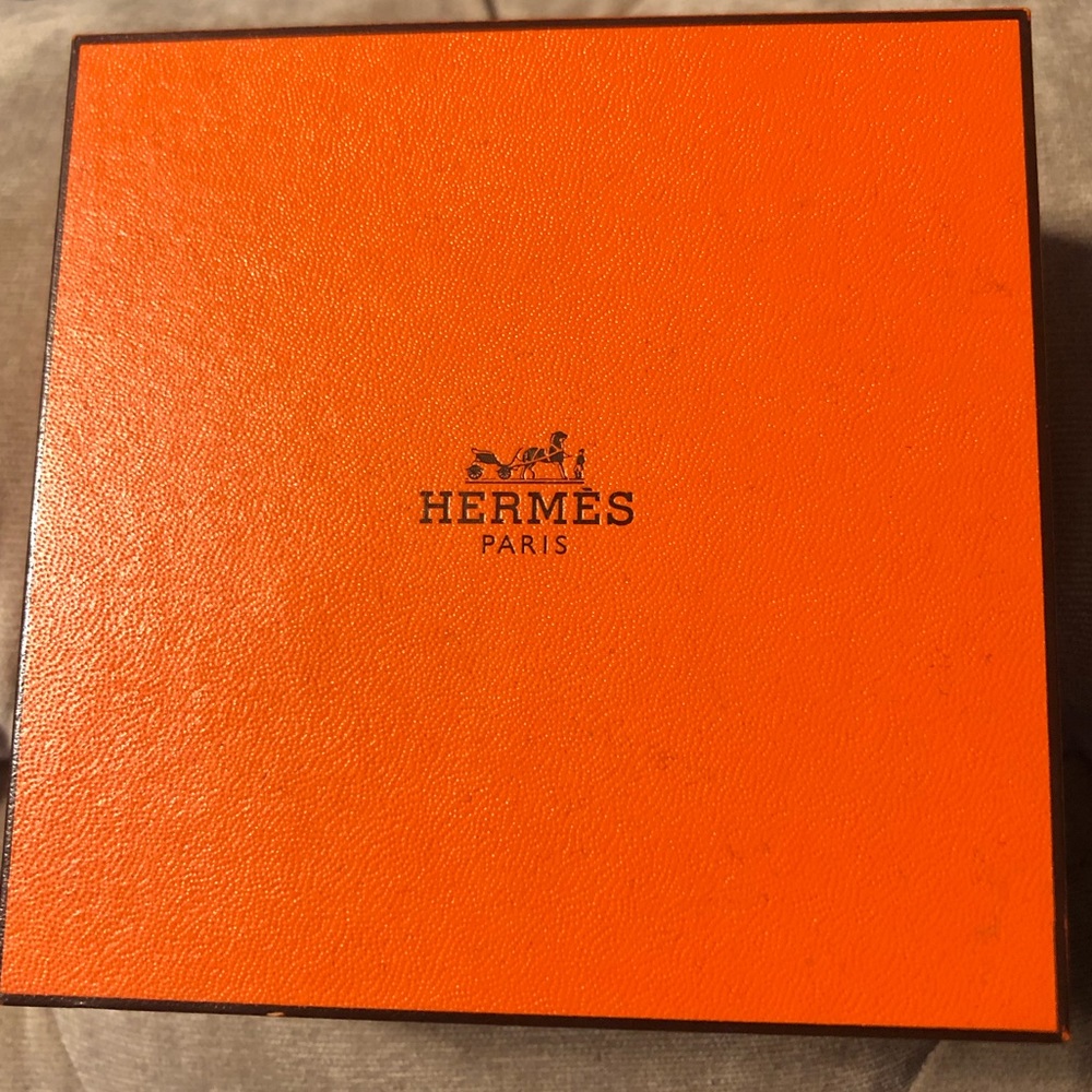 Hermès Silver Hoops NEW!